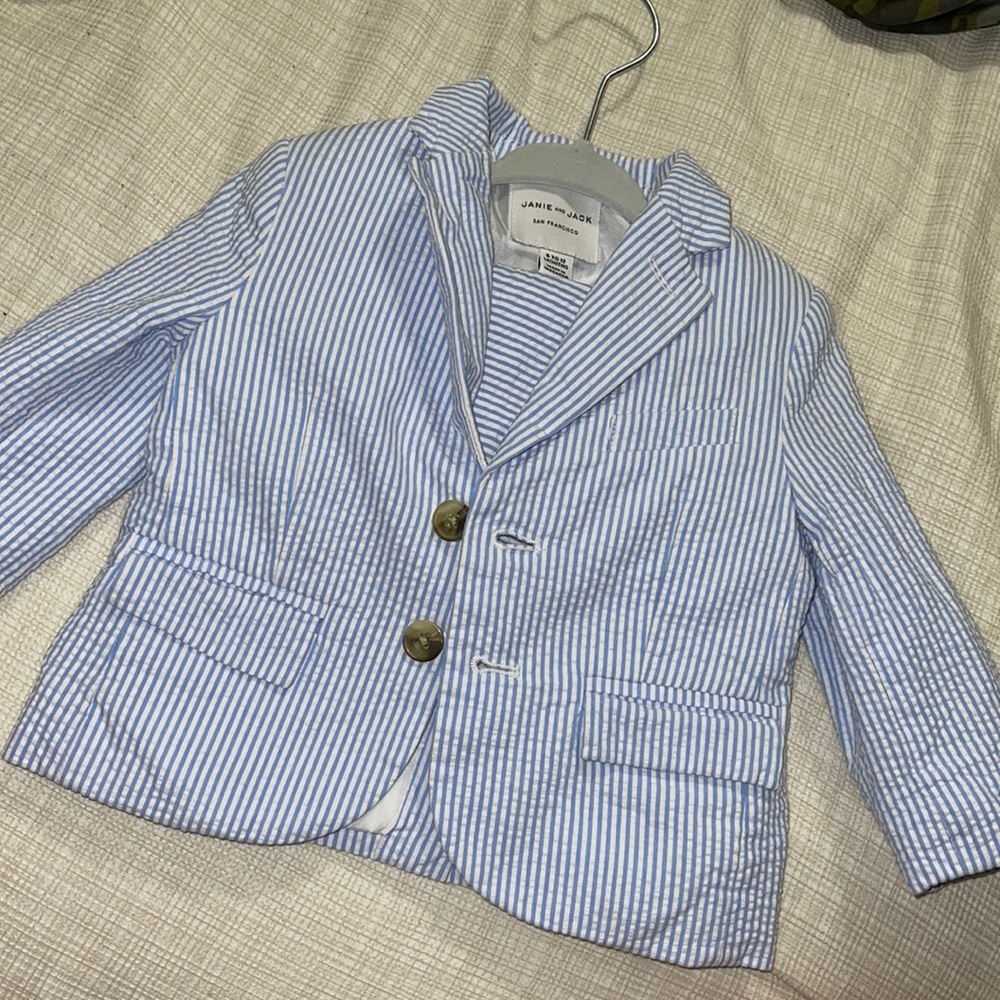 Janie and Jack Seersucker Suit